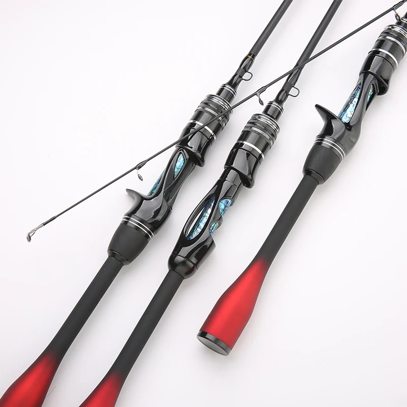 Catch.u Fishing Rods Carbon Fiber Spinning/casting Rod 1.68m/1.8m Ultra Light Fast Pole for Reservoir Pond River | Спорт и