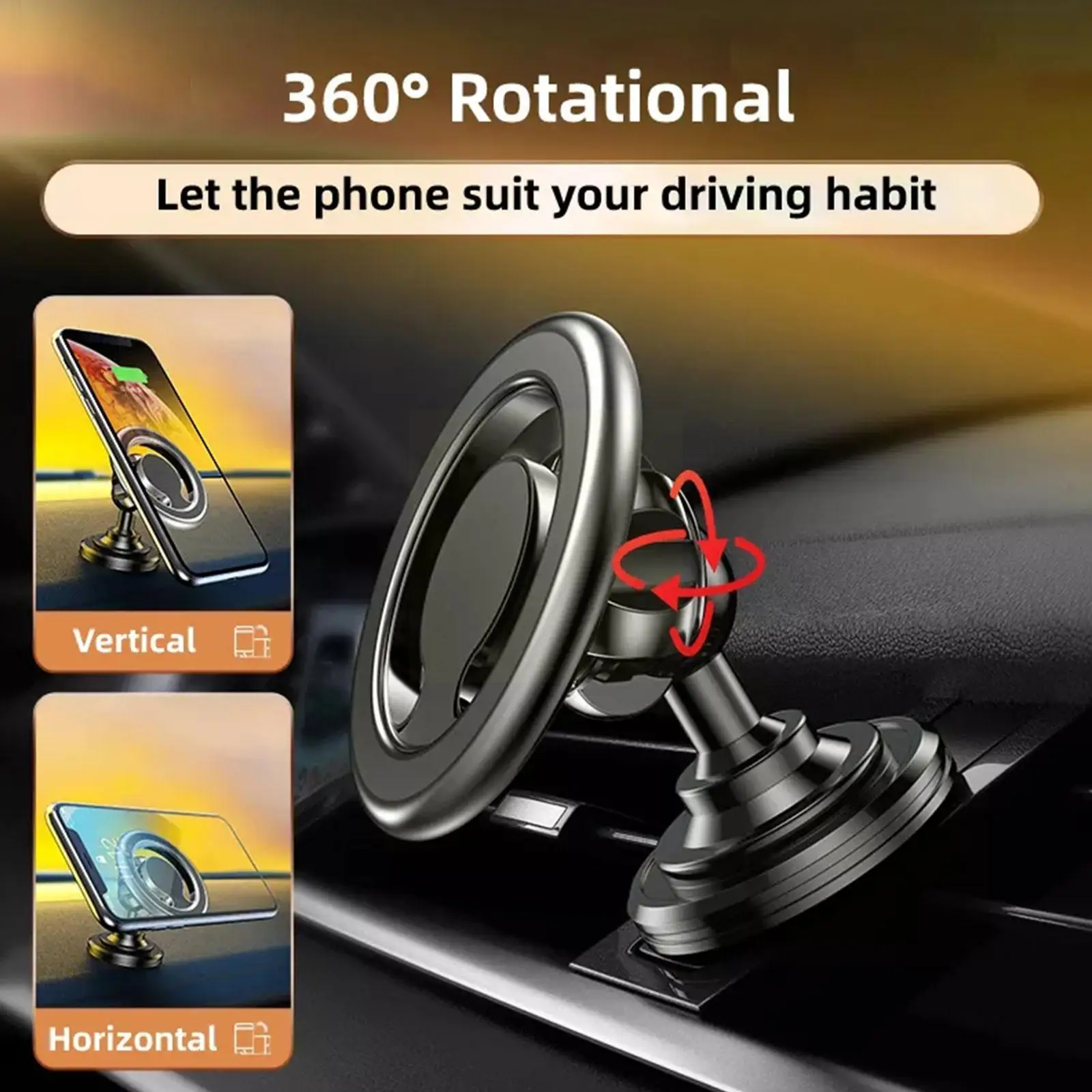 

Magnetic Phone Holder for magsafe Car Mount for iPhone 12 13 Pro Max Mini Magnetic Car Air Vent Clip Cellphone Mount Univer M7U5