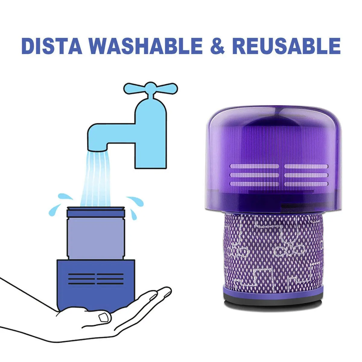 

Сменный фильтр для беспроводного пылесоса V11 SV14 Animal Torque Drive