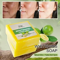 WK JALY Savon blanchissant au citron naturel, nettoyant, réduit les taches noires, l'hyperpigmentation, éclaircit la peau terne pour tous les tons de peau 5