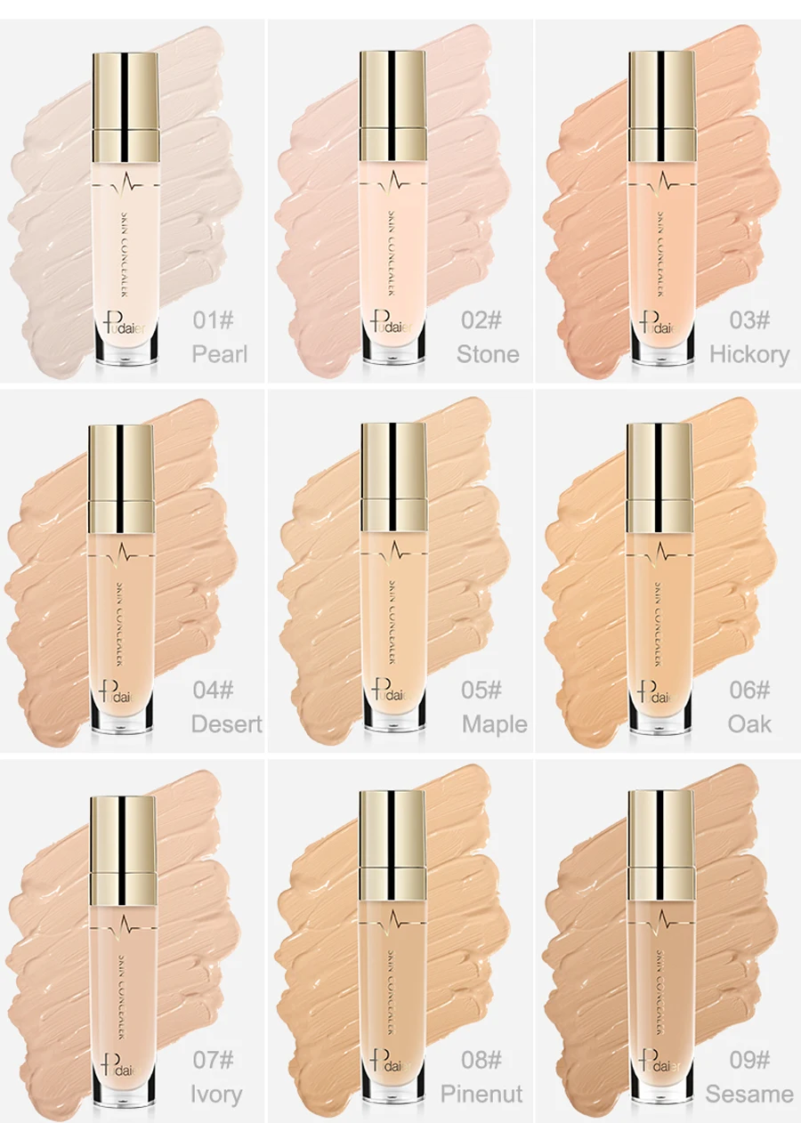Description Picture 6 of itemPudaier Blue Pink Liquid Foundation Face Makeup Nutritious Base Concealer Cream Make up Cosmetics Facial Brighten Corrector Tint