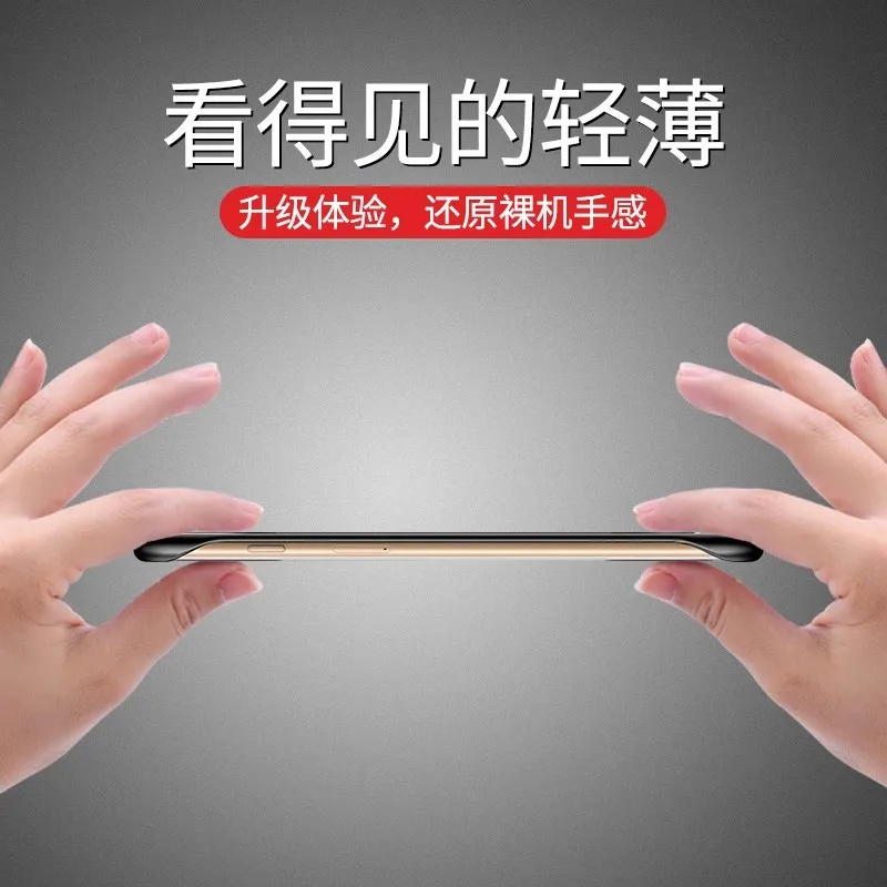 Frameless Ultra Slim Matte Shockproof Phone Case - Hard PC Back Cover