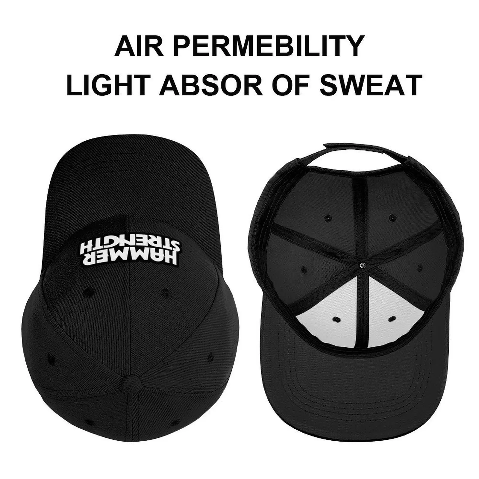 The Hammer Strength 2 Baseball Cap Sunscreen Luxury Man Hat Custom Cap beach hat Women's Hats 2024 Men's