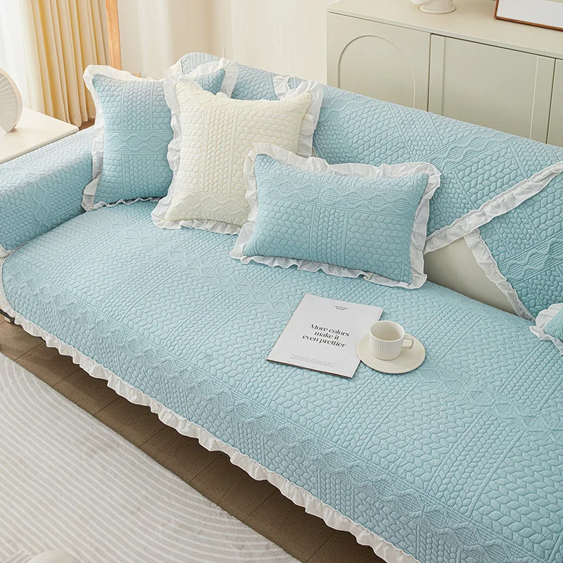 

Thicken Cotton Sofa Pad Pets Kid Mat Sofas Towel Anti-slip Couch Protector Slipcover Removable Sofa Blanket for Living Room
