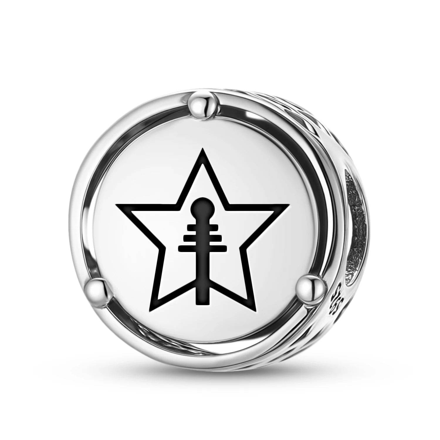 Tarot Der Hierophant-Charm aus 925er-Sterlingsilber mit Symbol, passend für Original-Armbänder, DIY-Schmuck, Accessoires, Familienperle