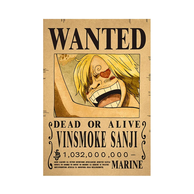 Luffy First Wanted poster