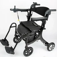 Electric Walker Foldable with Shopping Basket for Elderly Endurance 10-12KM 2