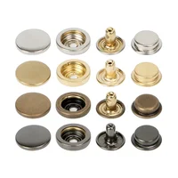 50 Sets Fastener Snap Kit Heavy Duty Press Snap Button or Marine Boat Canvas Bag Leather Down Jackets Craft Brass Double Sided 1