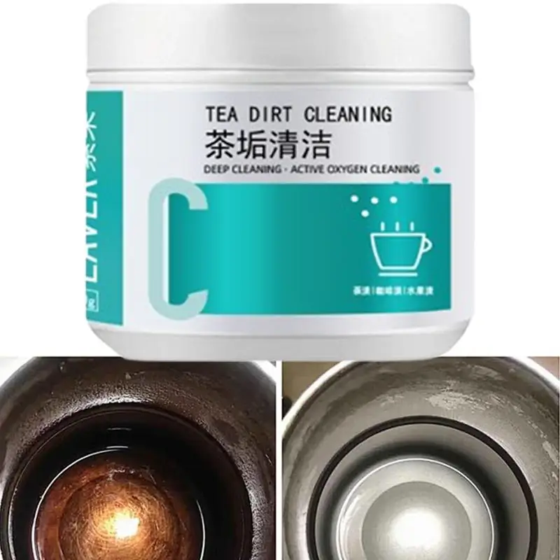 Coffee stain cleaner 250ml scale cleaner Quick and effective scale cleaning Tea remover for cup cleaning