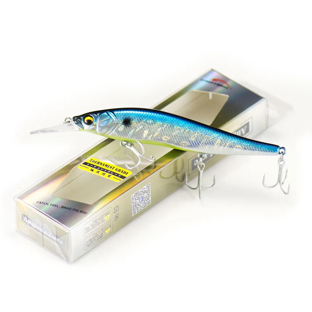 Fishing Lure Countbass Jerkbait 112mm 15.7g Floating Minnow Angler's Divie 2-3m Wobblers Hardbait