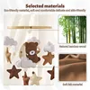 Baby Rattle Toy 0-12 Months Felt Wooden Mobile On The Bed For Newborn Music Box Bed Bell Hanging Toys Holder Bracket Infant Crib 3