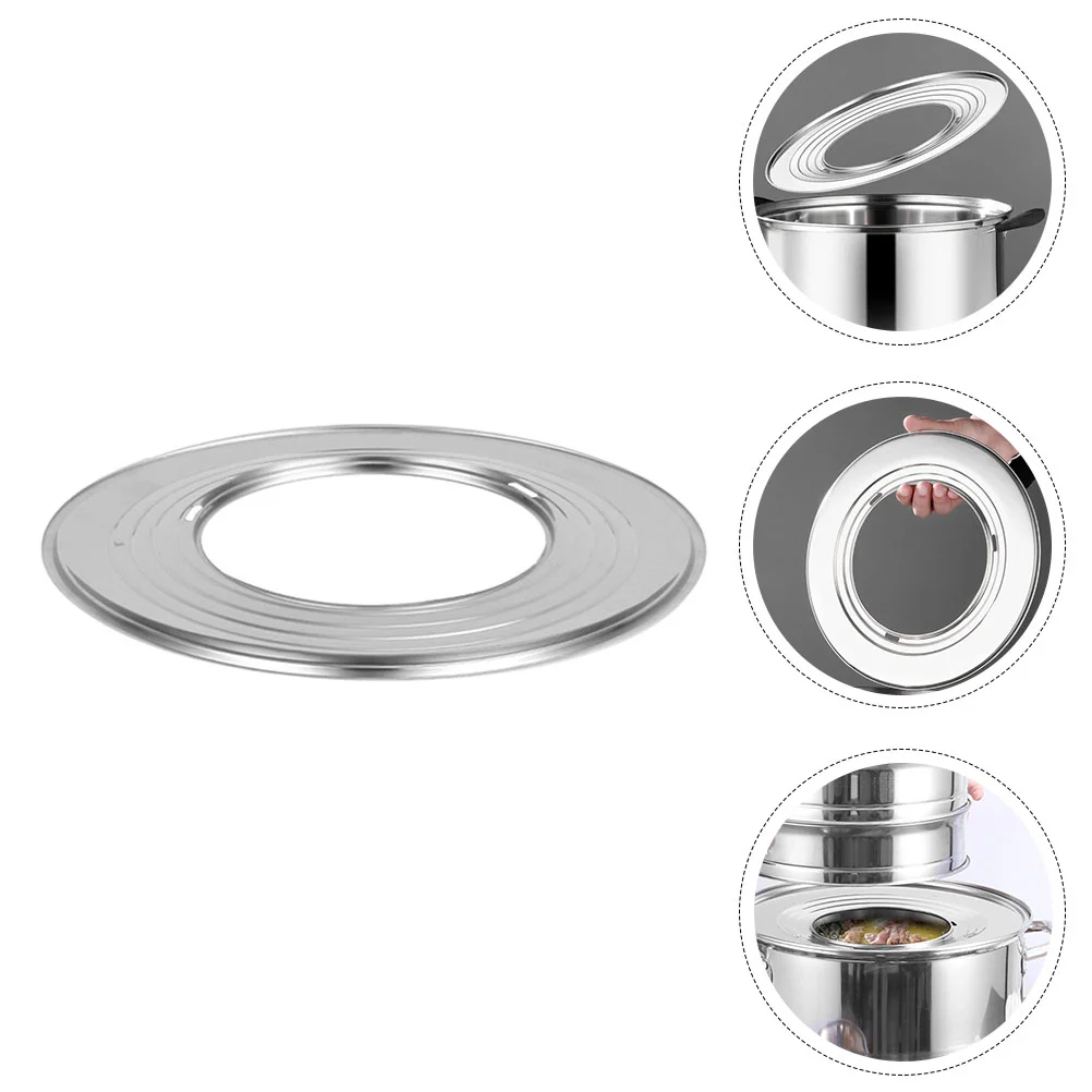 

Pressure Cooker Canner Rack Ring: Stainless Steel Round Steaming Tray Stand 31cm for Dumpling Cooking 31CM