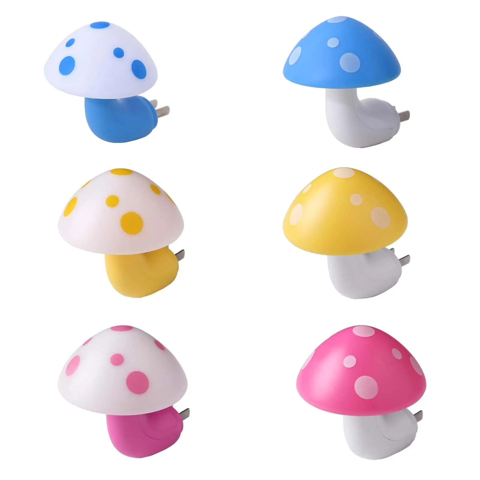 

Plug in Lamp Decorative Cute Mushroom LED Sensor Night Light Bedside Light Wall Lamp for Bedroom Bathroom Toilet Stairs Kitchen