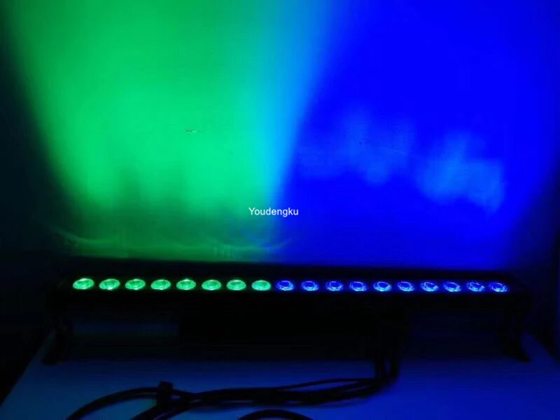 6 pieces  individually control Waterproof 18x18w rgbwa uv dmx wall washer led ig