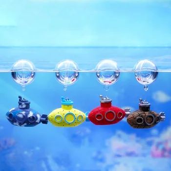 Floating Submarine Aquarium Decor 1