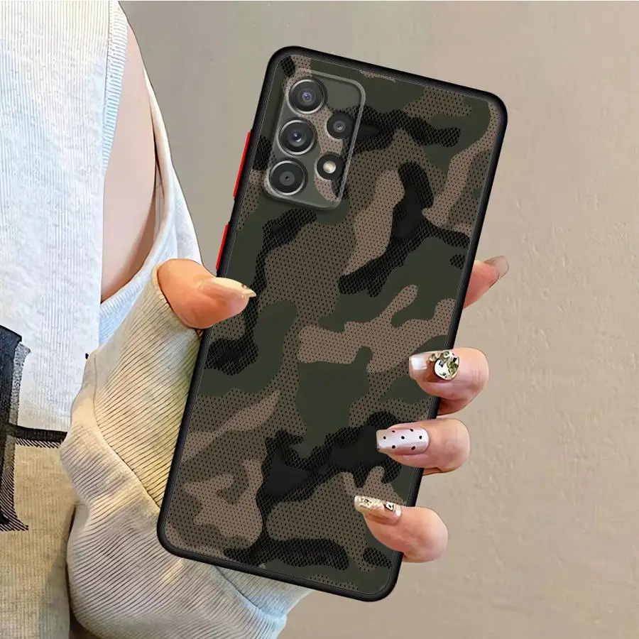 Camouflage Pattern Back Phone Cover Case