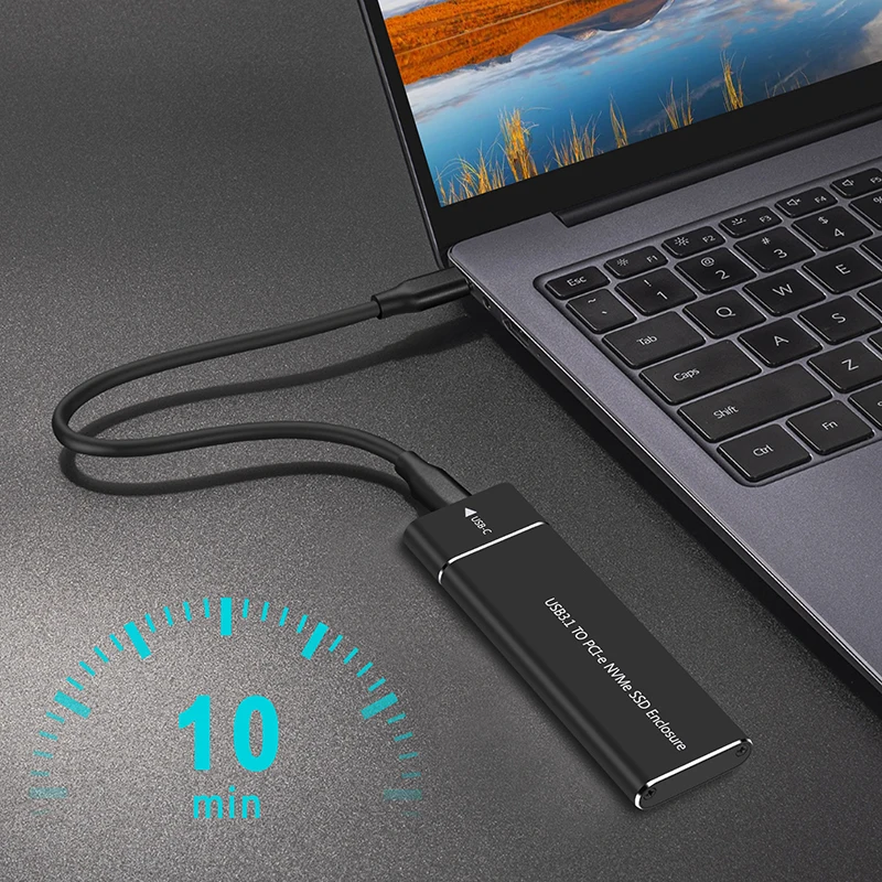 M.2 NVMe SSD Ŭ  ˷̴ ̽, USB C 3.1 Gen2  NVMe PCIe ܺ ڽ, 2230, 2242, 2260/2280 M2 NVMe SSD, 10Gbps