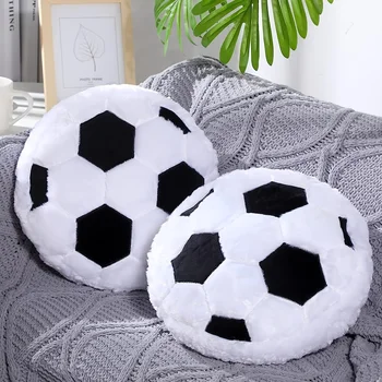 Creative Football Plush Pillow, Fan Cushion, Boyfriend Football Cushion, Home Decoration, Sports Fan,Cute Soccer Shaped 1