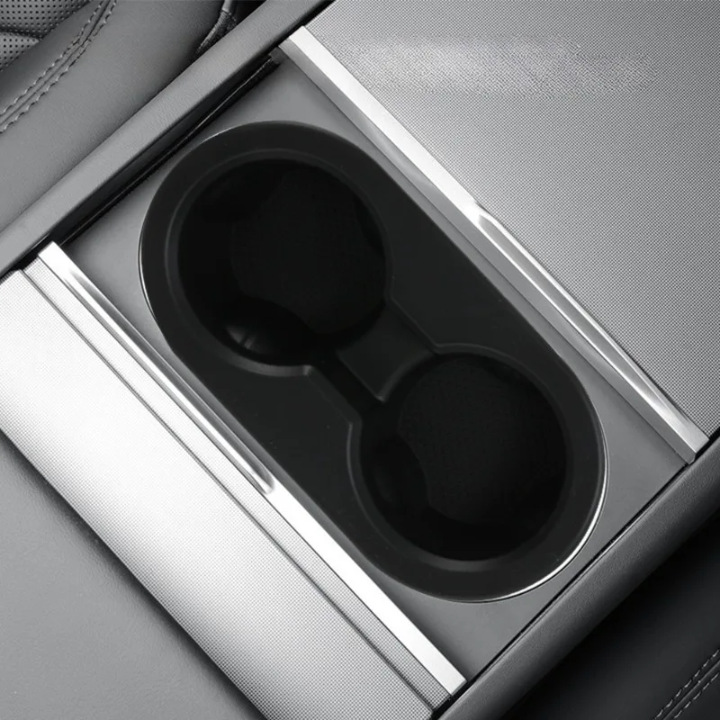 Tesla Center Console Cup Holder Stabilizer and Splash Guard - Practical Car Accessories for Home Use, Prevents Spills and Slips