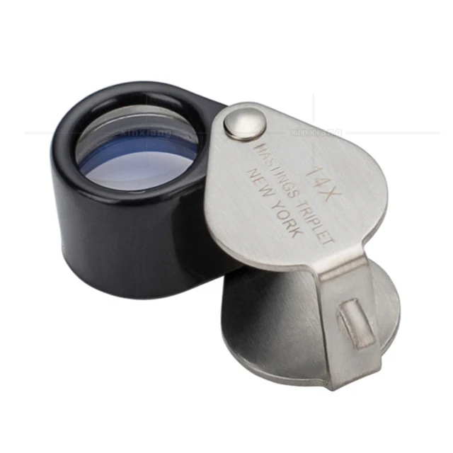 Portable Folding Diamond Jeweler Eye Loupe Lupa Jewelry Loupe