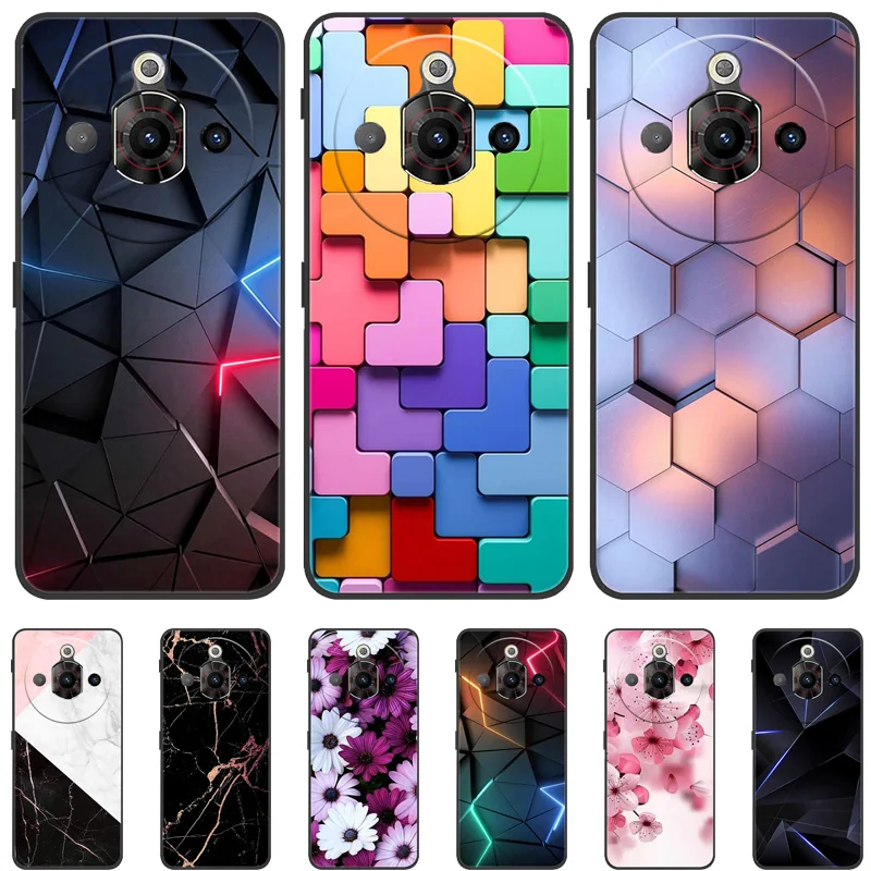 ZTE Nubia Focus Pro Black Silicone TPU Soft Phone Cover - Protective Back Shells