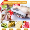 Mini  2 In 1 Sealer Portable Rechargeable Bag Heat Sealer Machine USB Heat Sealer Storage Bag Plastic Package Food Sealer 4