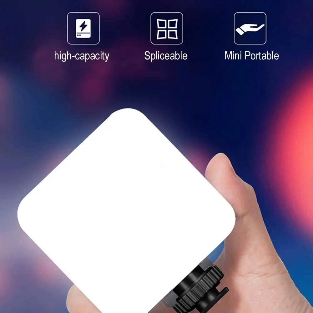 Luz LED portátil para selfi, luz de videoconferencia, Compatible con teléfono móvil, IPad, cámara portátil