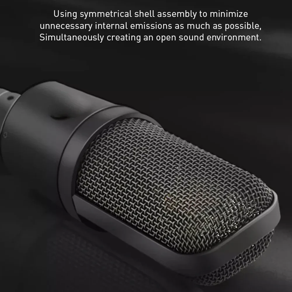 Hot Sale AT4040 Professional Large Diaphragm Condenser Microphone for Studio Recording Podcasting Voice Over High Sensitivity