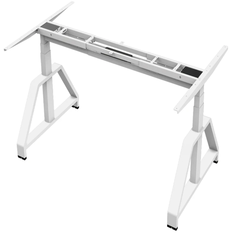 DFmax electric lifting desk frame, adjustable legs, office, solid wood rock board, two person workbench bed frame solid wood pine 120x200 cm