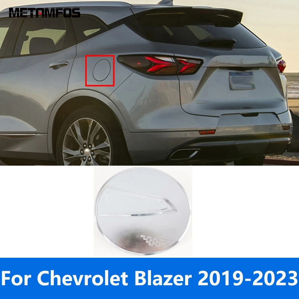 

Крышка топливного бака для Chevrolet Blazer 2019 2020 2021 2022 2023 хромированный масляный наполнитель крышка отделка стикер ободок аксессуары автостайлинг