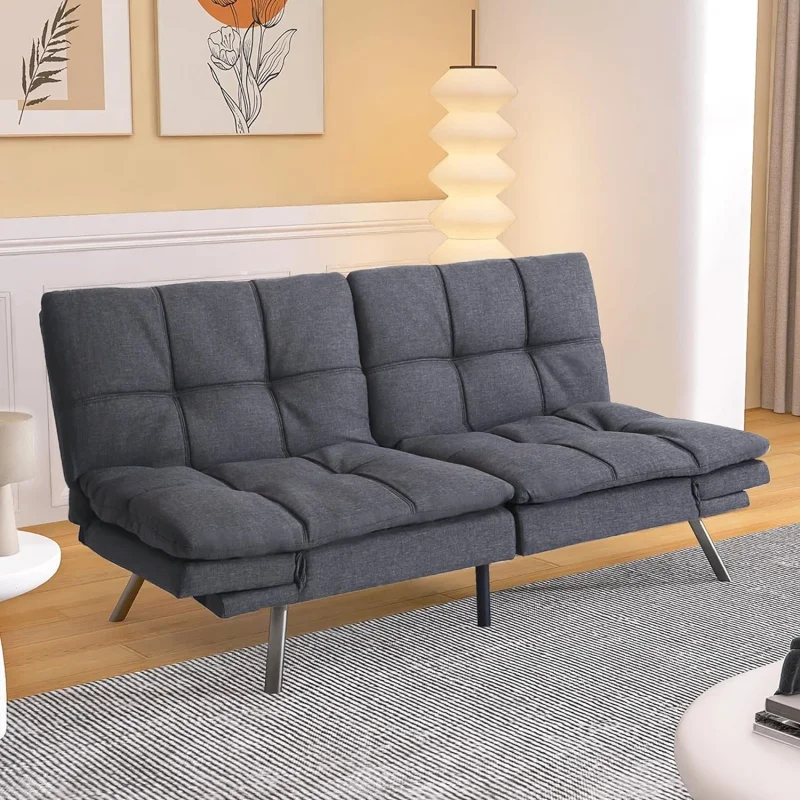 

Диван-кровать Futon, диван-трансформер с пенным наполнителем с эффектом памяти, диван-кровать-трансформер для небольших компактных жилых помещений, квартиры, класса