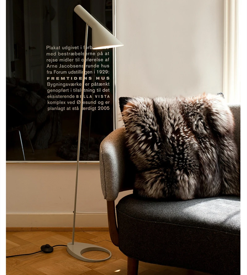Nordic designer floor lamp modern minimalist floor lamps for living room bedroom study decor home E27 colorful standing lamp floor lamp