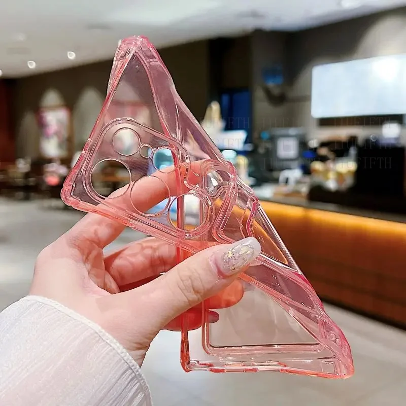 Luxury Silicone Transparent Card Case