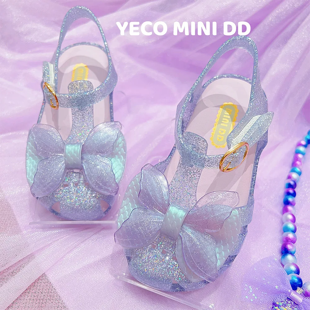 Kids Sandals Children Sandals Beach Shoes Fashion Children Little Mermaid Sandals for Girls Ariel Princess Party Dress Up Baby Jelly Shoe Holiday