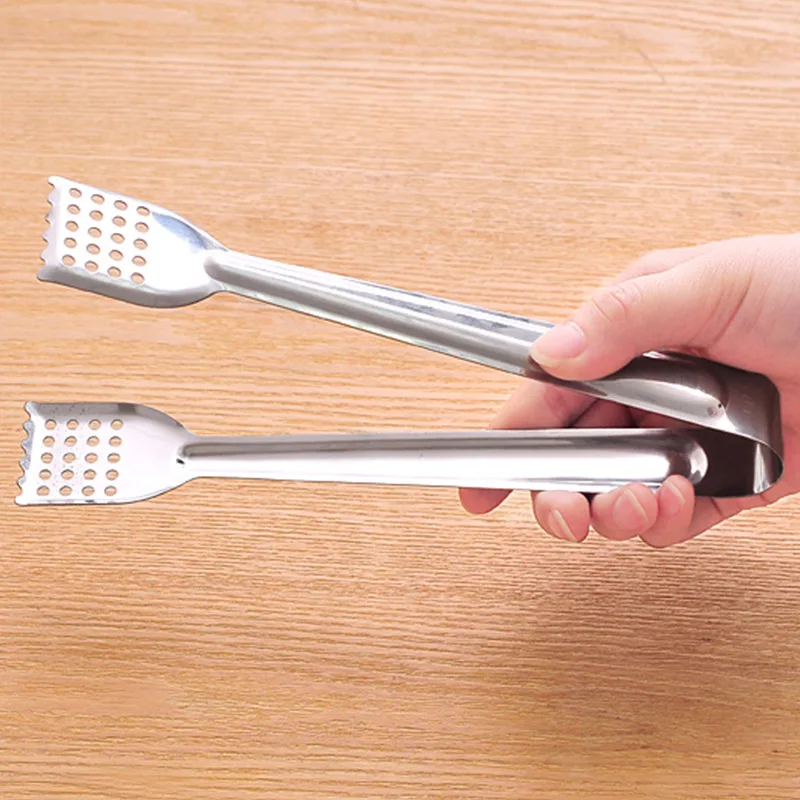 Stainless Steel Steak Clip Pancake Barbecue Clip BBQ Tongs Frying Fish Spatula Bread Household Kitchen Tool 1pc