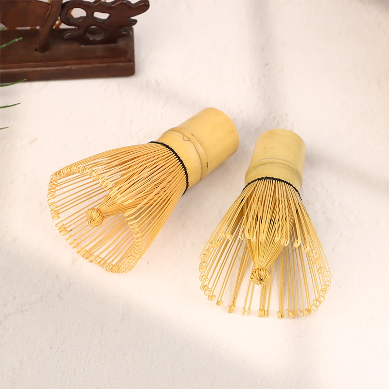 Traditional Bamboo Matcha Whisk - Reusable & Dishwasher Safe Stirrer