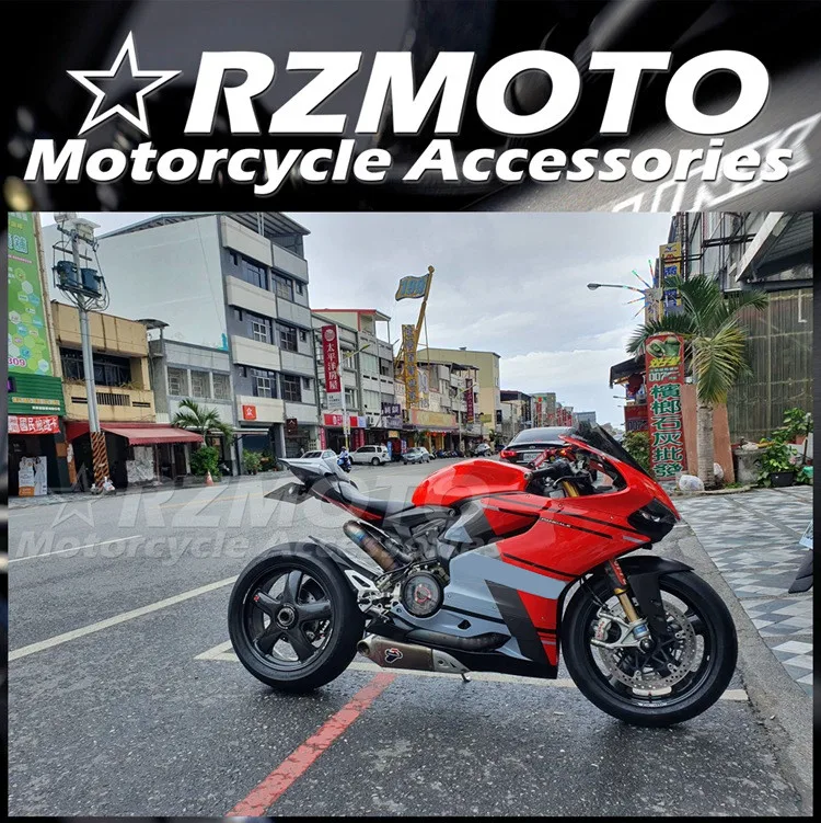 

Комплект обтекателей для Ducati 899 1199 Panigale s 2013 2014 2015 12 13 14 15 16, 4 подарка, новый, цвет: серый, красный
