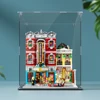 Acrylic Display Box for Lego 10312 jazz club Dustproof Clear Display Case (Toy Bricks Set not Included） 3