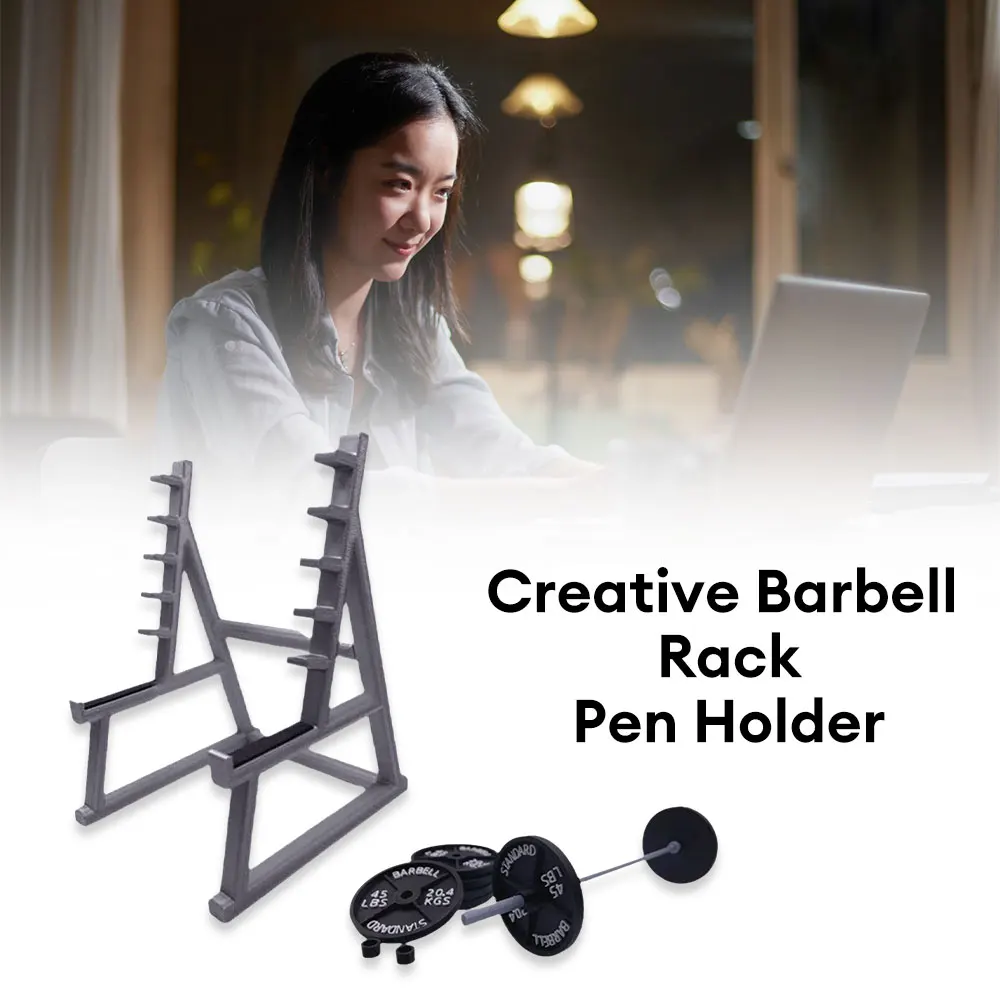 Pen Holder Squat Rack Fun Desk Accessories For Office Funny Pen