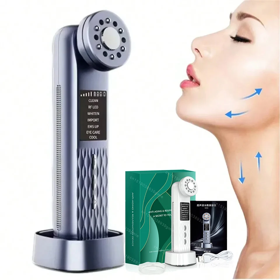 Ems Micro-Current Neck Face Beauty Device Led Ipl Skin Rejuvenation Cleaning Anti-Aging Wrinkle Removal Facial Lifting Skin Care Ems Micro-Current Neck Face Beauty Device Led Ipl Skin Rejuvenation Cleaning Anti-Aging Wrinkle Removal Facial Lifting Skin Care