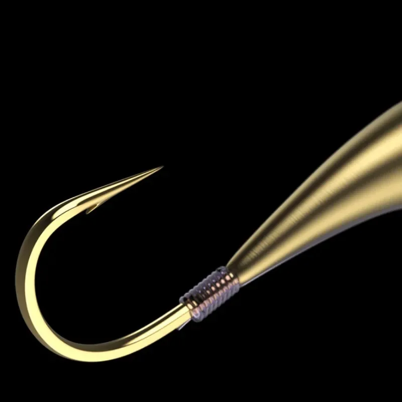 10 hameçons crank haute résistance anti-rouille - pointes ultra-affûtées pour pêche des carnassiers