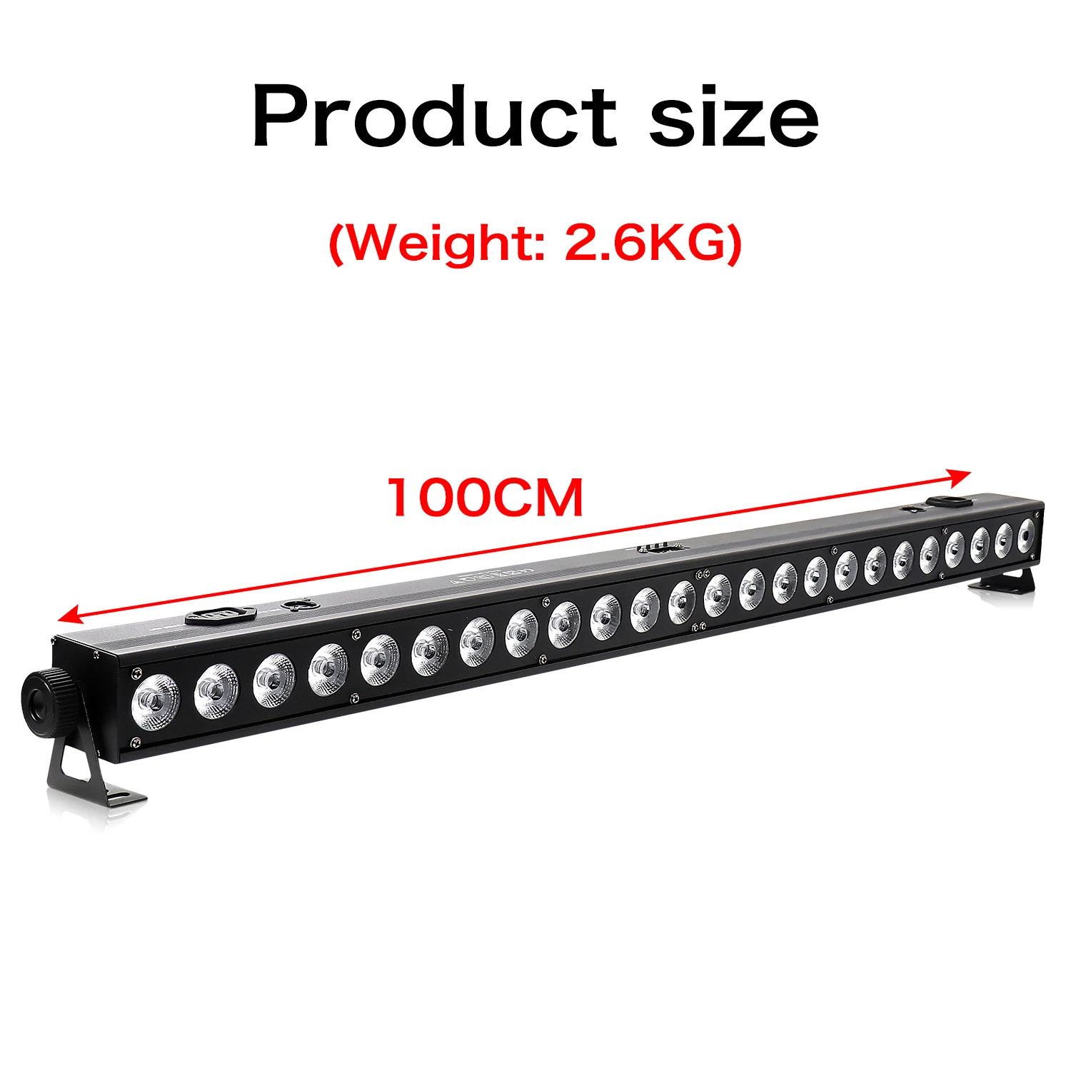 ZEMOJ Dj Light Bar,24 x 3W LED RGB Wall Wash Bar Light DMX India