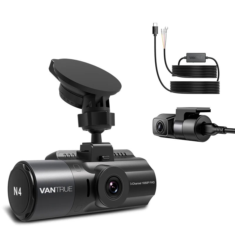 Vantrue N4 Dash Cam 4K Car Video Recorder 3 in 1 Car DVR Dashcam Rear View  Camera with GPS Infrared Night Vision For Truck Tax - AliExpress