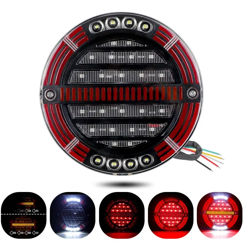 ตัวเลือกสินค้า ไฟท้าย LED ทรงกลม ไฟเลี้ยว Sequential ครบจบในตัว