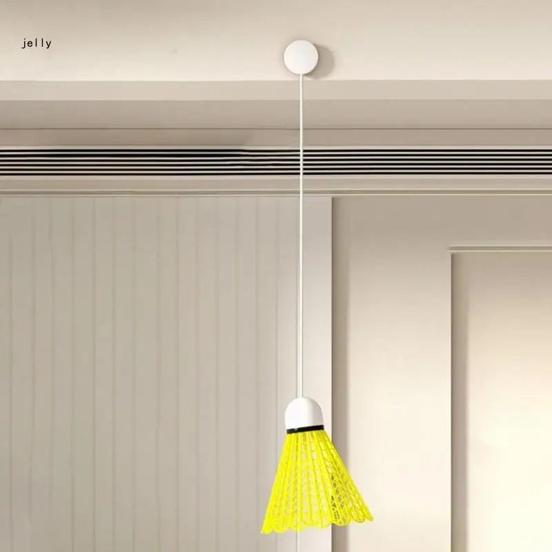 448C Professional Badminton Trainer Self Study Practice Stretch Badminton Rebounds Training Single Accompanying Exercise Tool