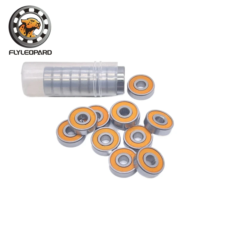 10PCS Miniature Bearing 683RS ABEC-7 3x7x3 mm Ball Bearings 618/3 RS 683 2RS 683-2RS With Orange Sealed ball bearings