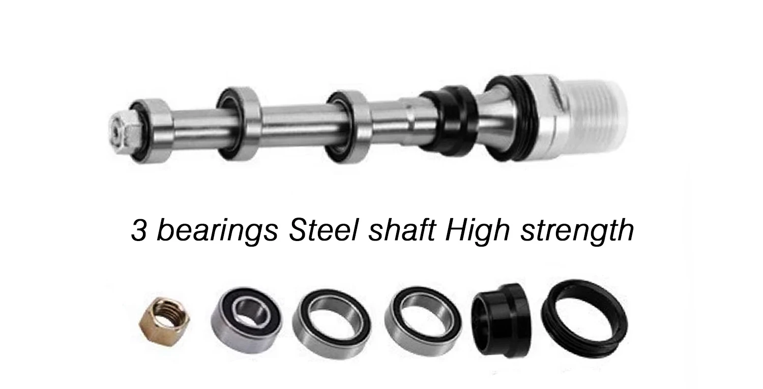 Description Picture 4 of itemGOLDIX New 3-Bearing Sealed Pedals: Free Shipping, High Strength & Non-Slip