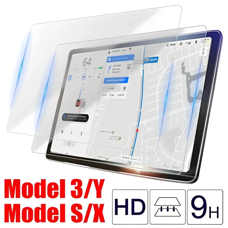 

Car For Tesla Center Screen Touch Screen Protector 15 Inches for Tesla Model3/Y Navigation Plane Soft Film for Model S/X