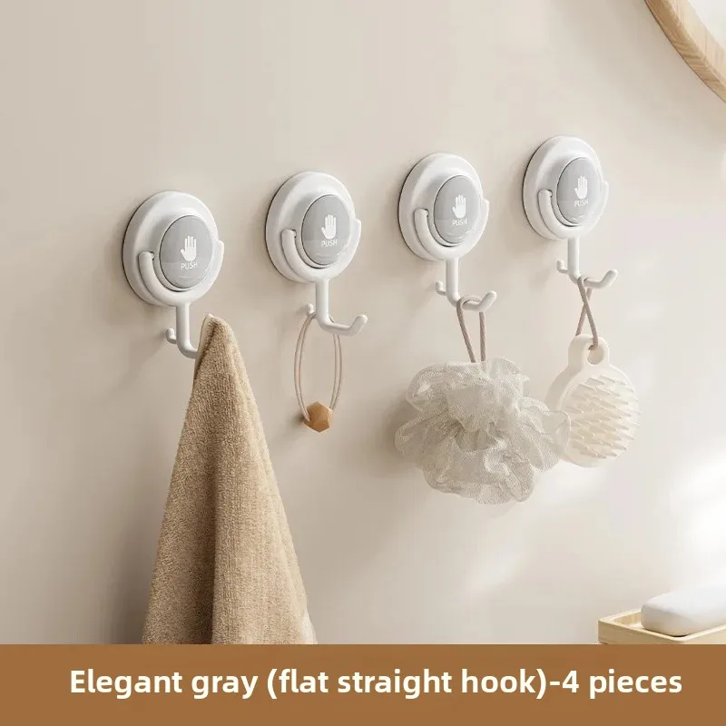 Elegante gris (gancho recto) 4 Pack