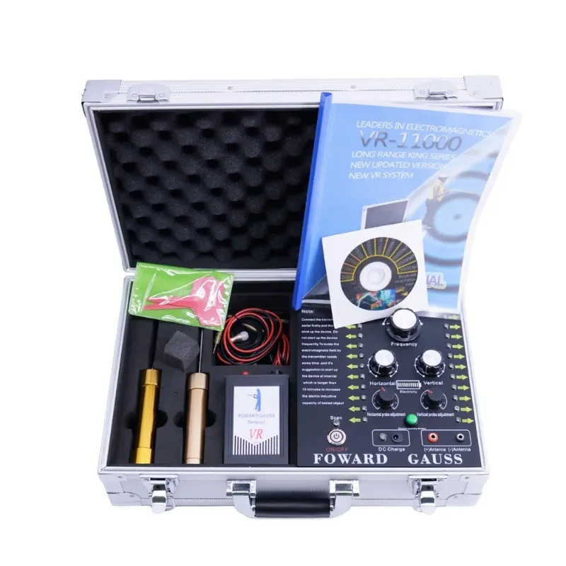 

Длинный металлоискатель VR11000, детектор драгоценных камней, золота, серебра, дальность обнаружения 100-2500 м